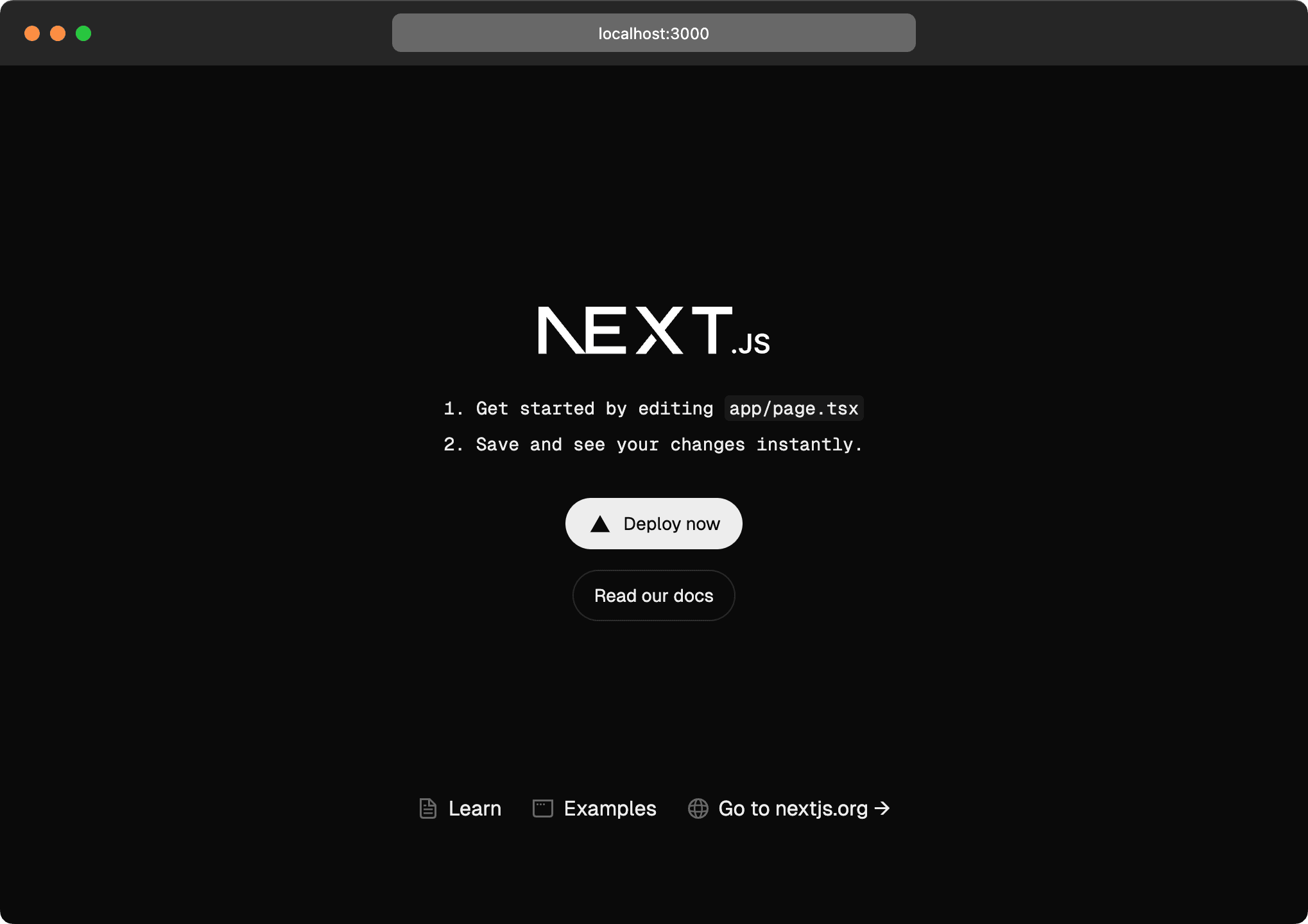 New design for create-next-app in Next.js 15 RC