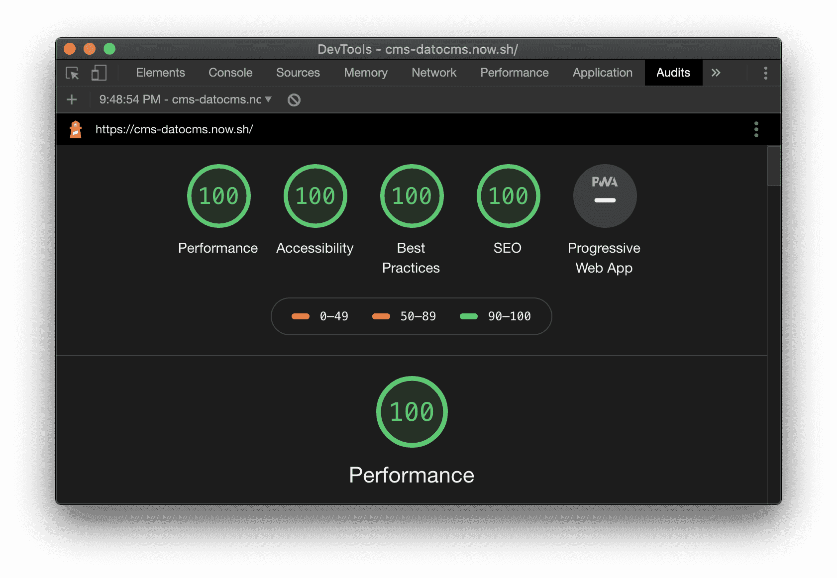 DatoCMS achieves impeccable results due to their built-in image optimization support.